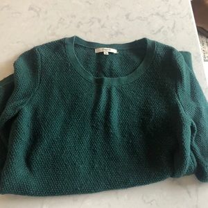 Madewell green cardigan